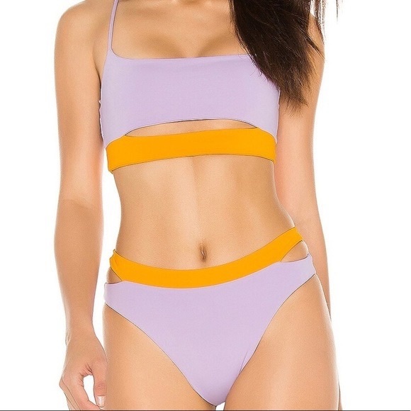 l*space Other - NWT L*Space Kelli Bikini Top Lilac & Mango size small